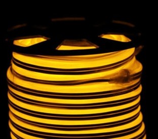 Гнучкий світловий шнур Neon-Flex жовтий 