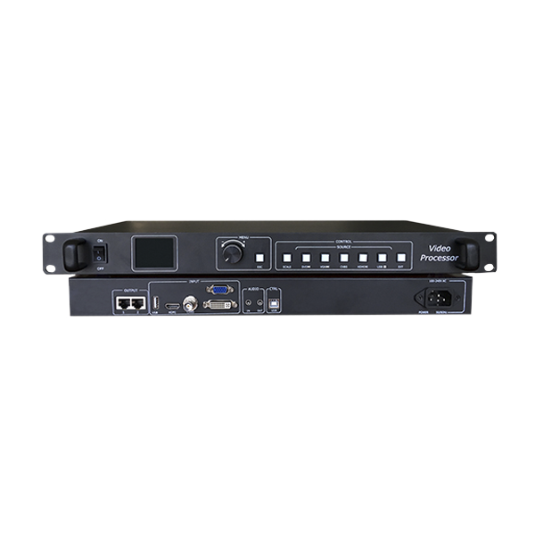 HUIDU HD-VP210 відеопроцесор ззаду 