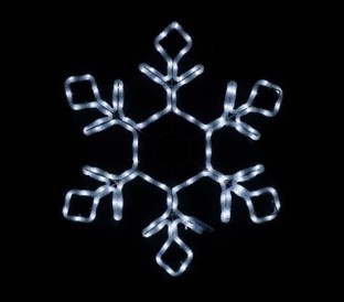 Гірлянда Snow Flake Motif білий холодний колір 