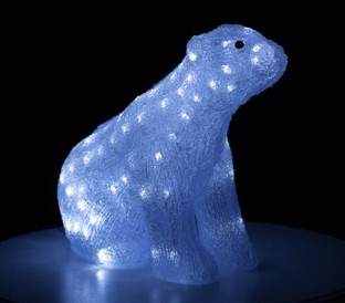 Акриловий ведмідь LED 